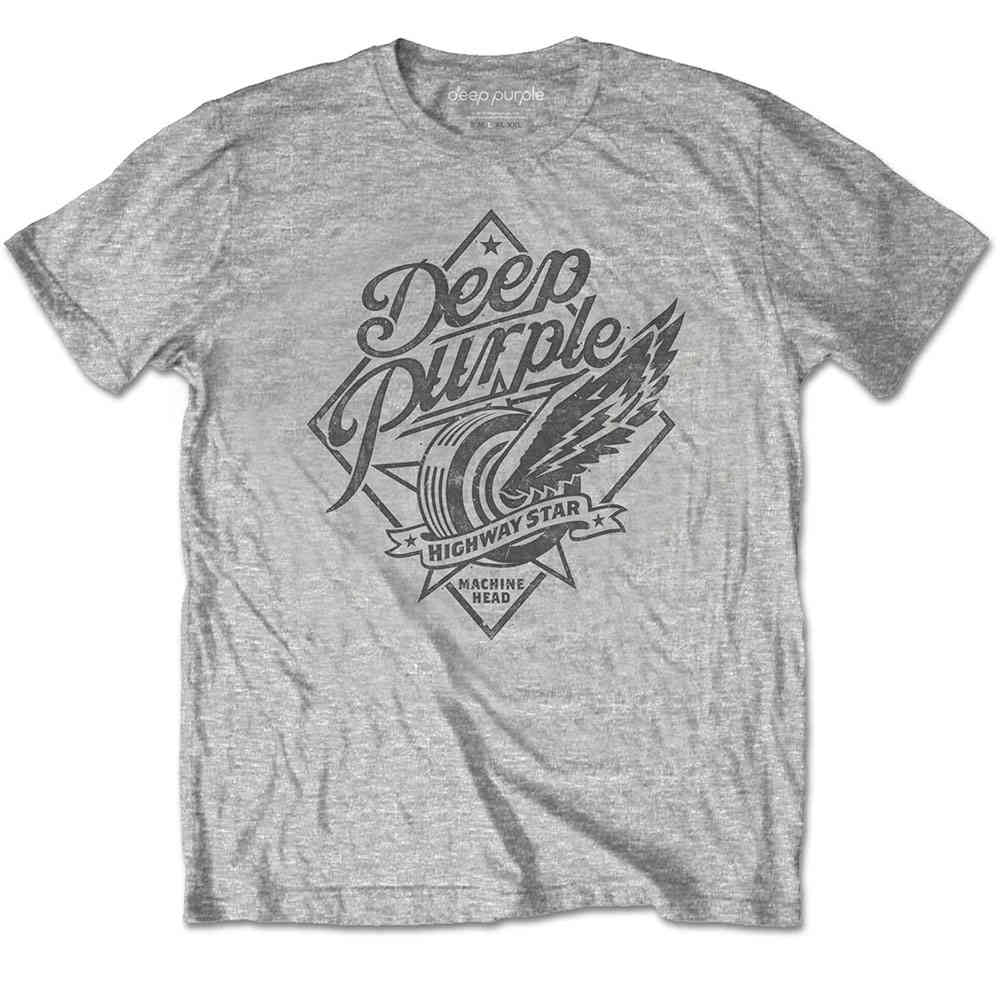 Deep Purple - Machine Head Heren Tshirt - Grijs